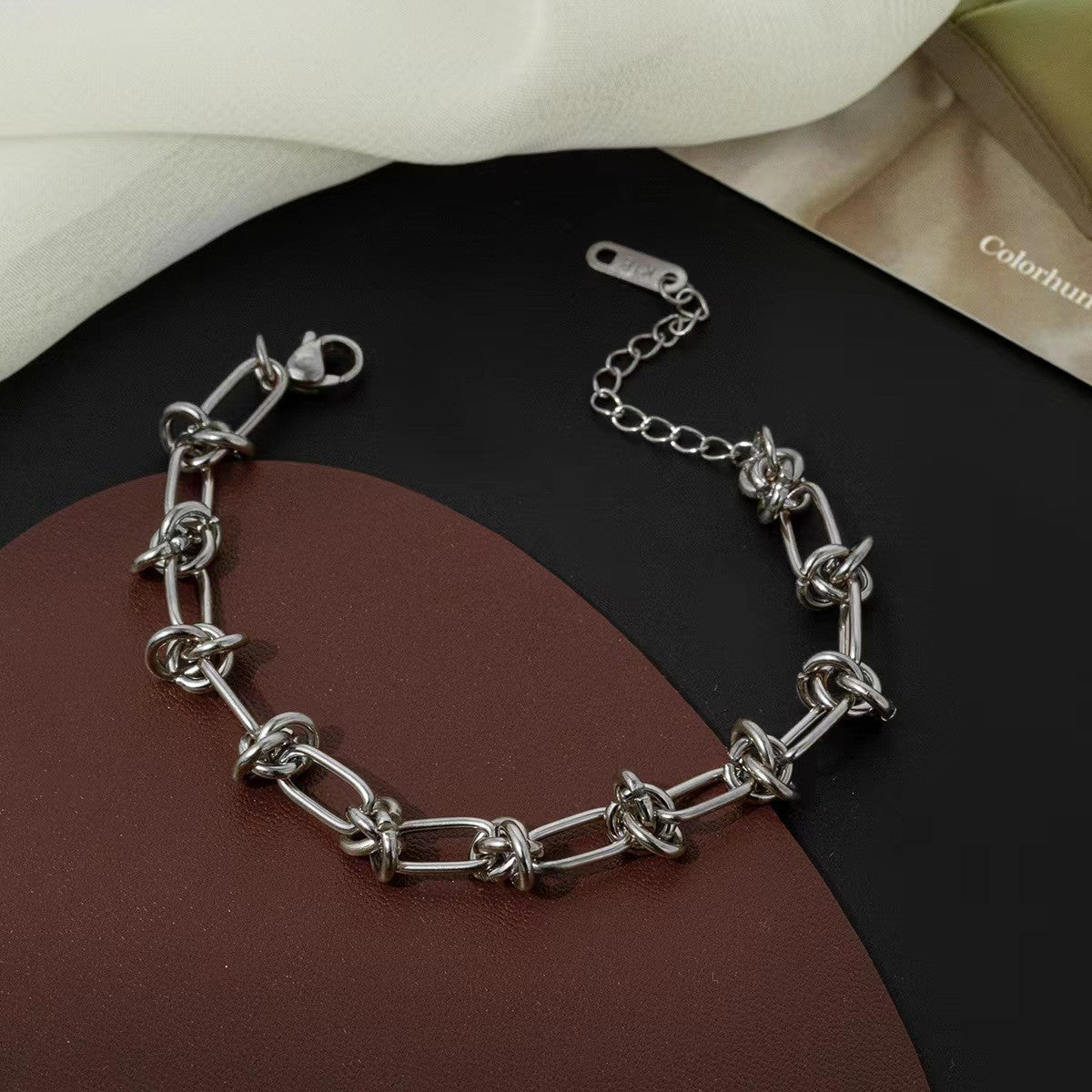 Street Style Knot Simple Pure Necklace