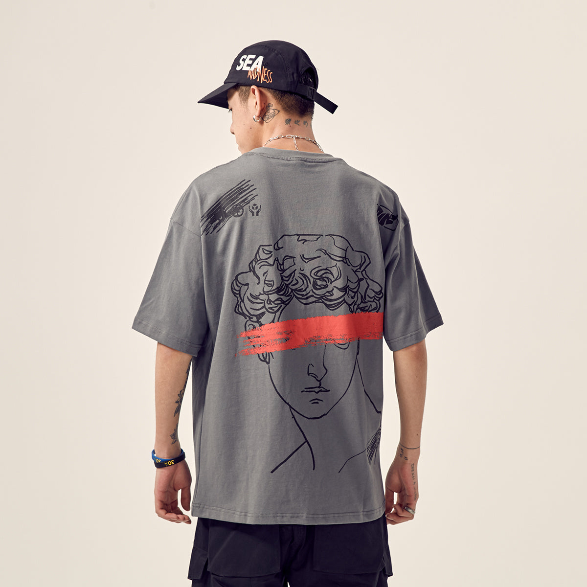 Graffiti print T-shirt
