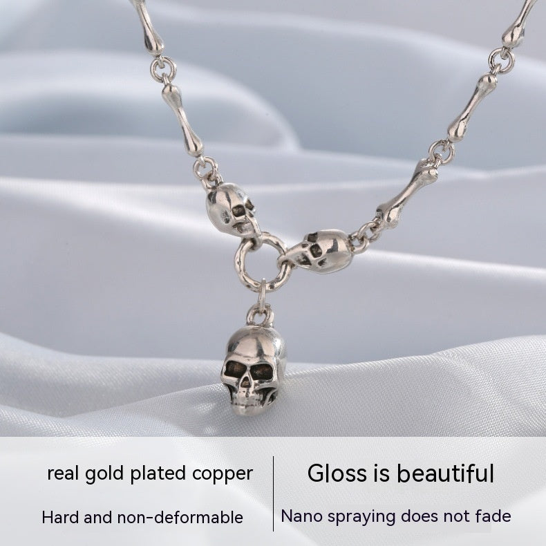Niche Hip Hop Skull Pendant Tide