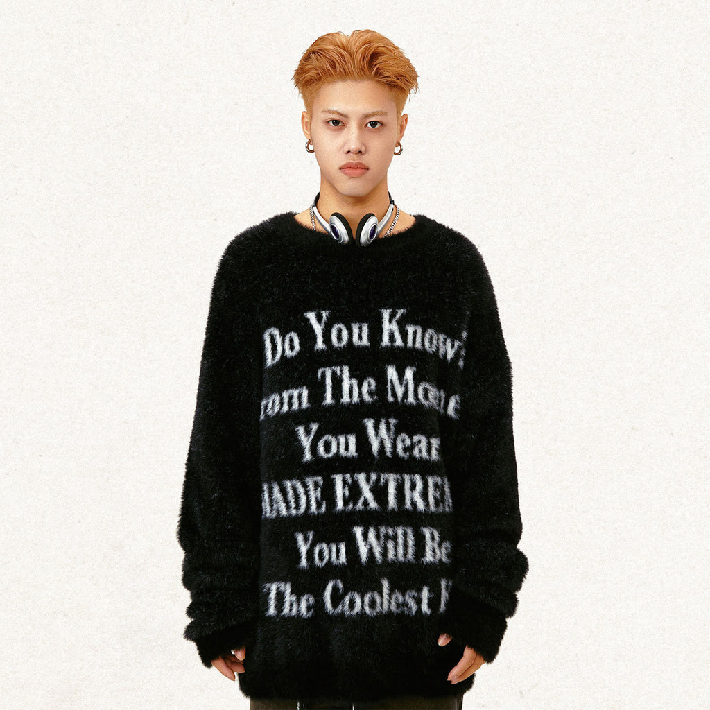 Street Slogan Letter Culture Sweater