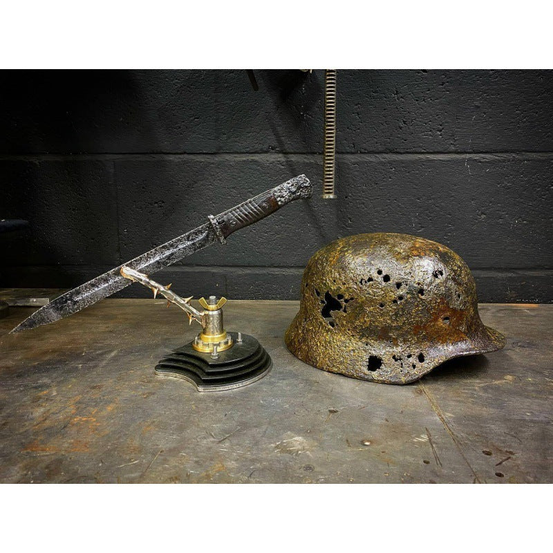 Helmet Desk Lamp War Relic Lamp War Relics Lamp Resin Decorations Crafts