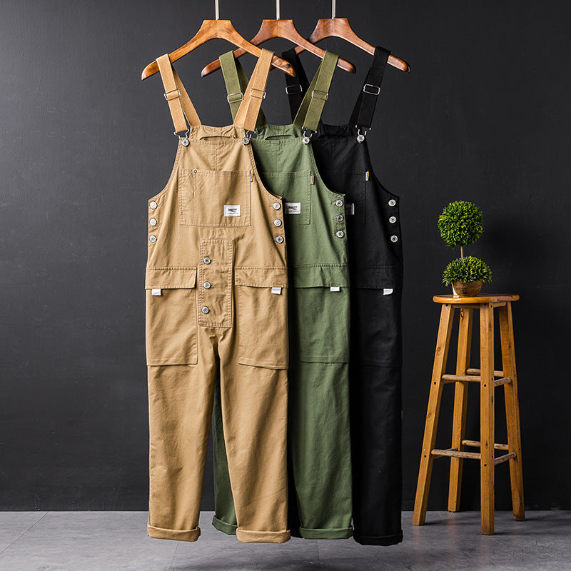 Suspenders Hip Hop Wide Leg Slacks