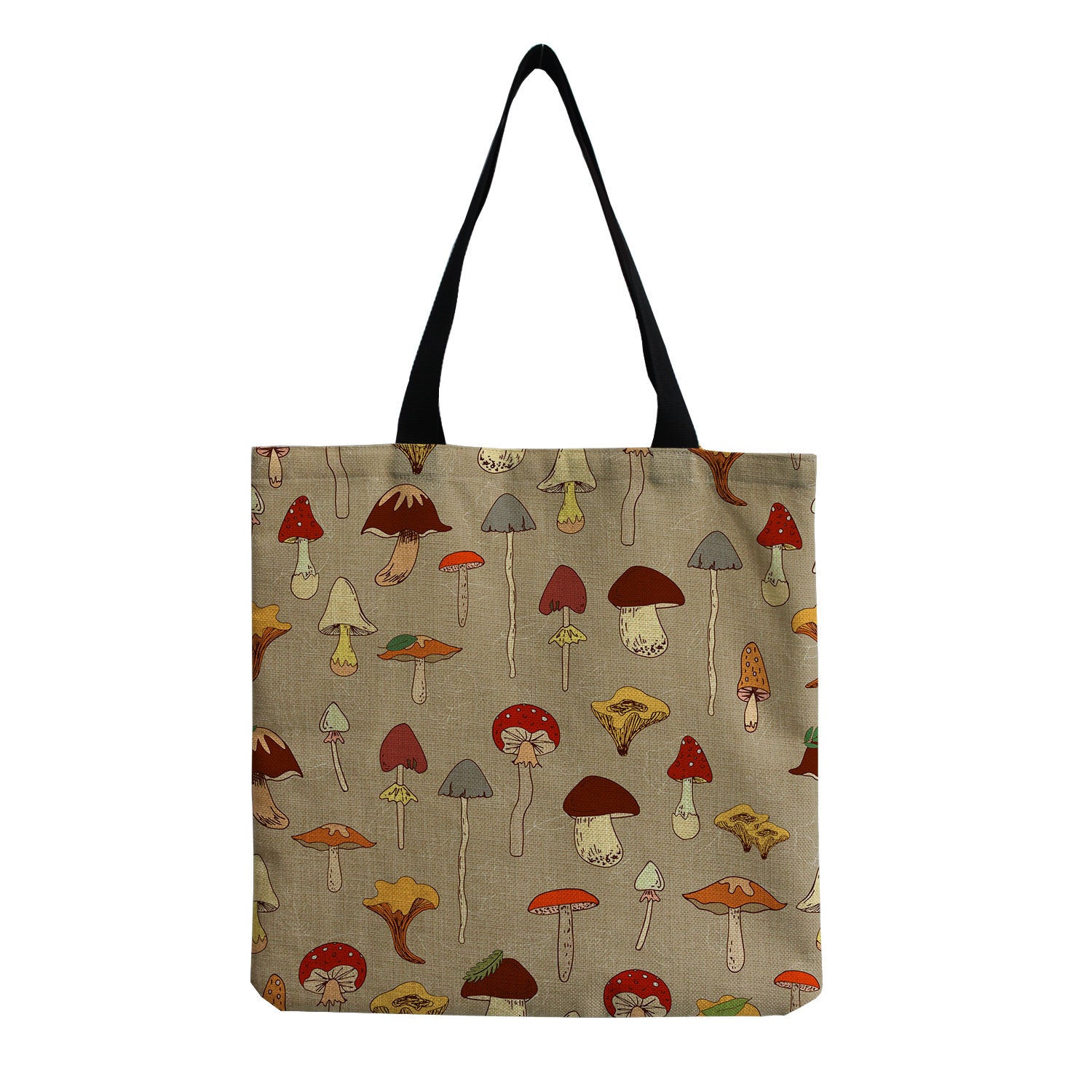 Cartoon Mushroom One-shoulder Portable Reusable Cute Mushroom