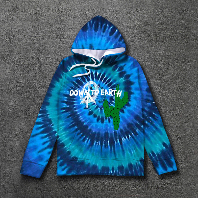 Printed Hoodie Graffiti