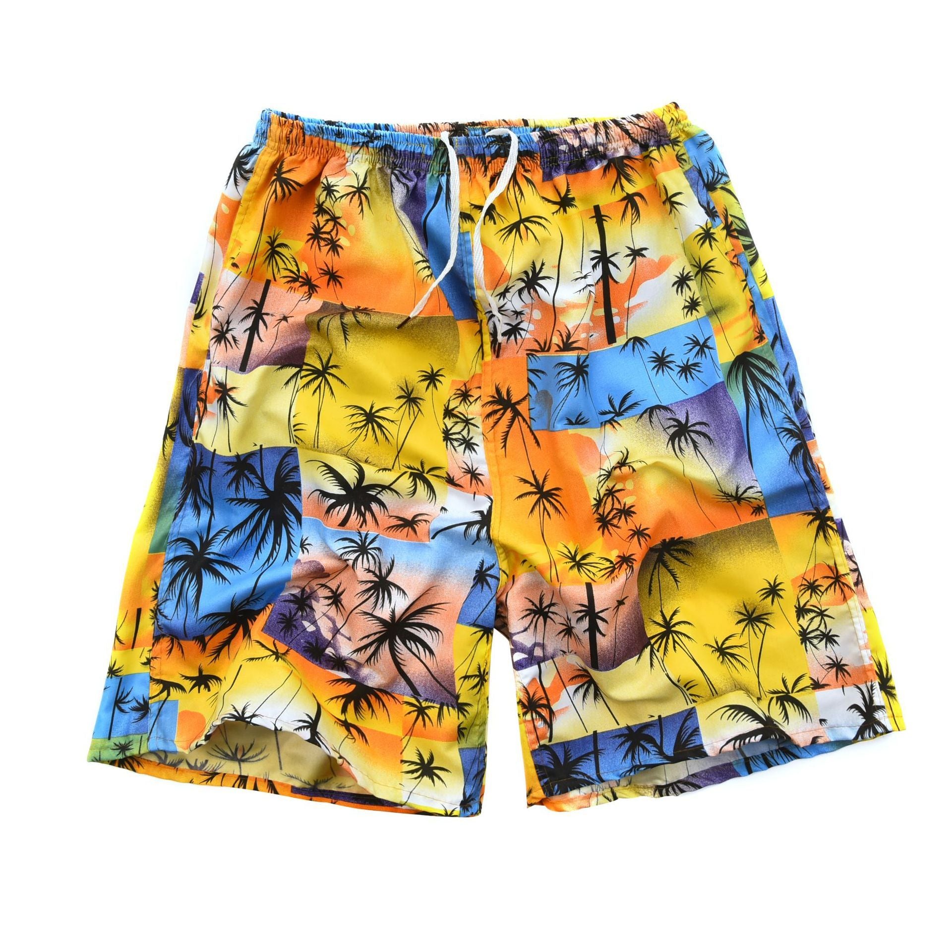 Fashion Men's Casual Printed Five-point Swimming Trunks