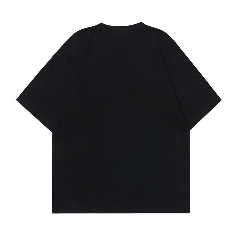 Hip Hop Loose Half-sleeve Top
