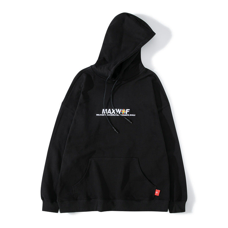 Graffiti print hoodie