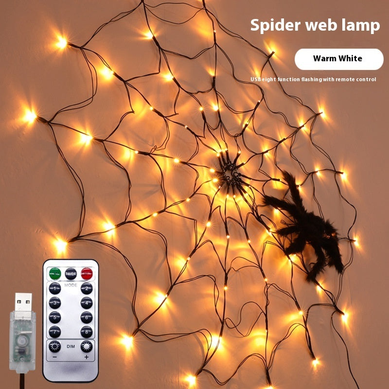 Halloween Hat LED Ghost Lighting Chain Ghost Festival Party Decoration