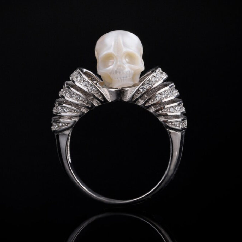 Diamond Skull Ring Punk Street
