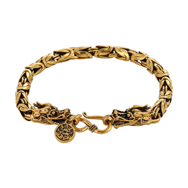 Retro Hip Hop Dragon Bracelet