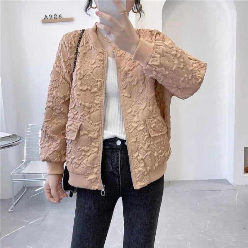 Women's Short Baseball Uniform Women's Jacket Casual Jacket Western Style