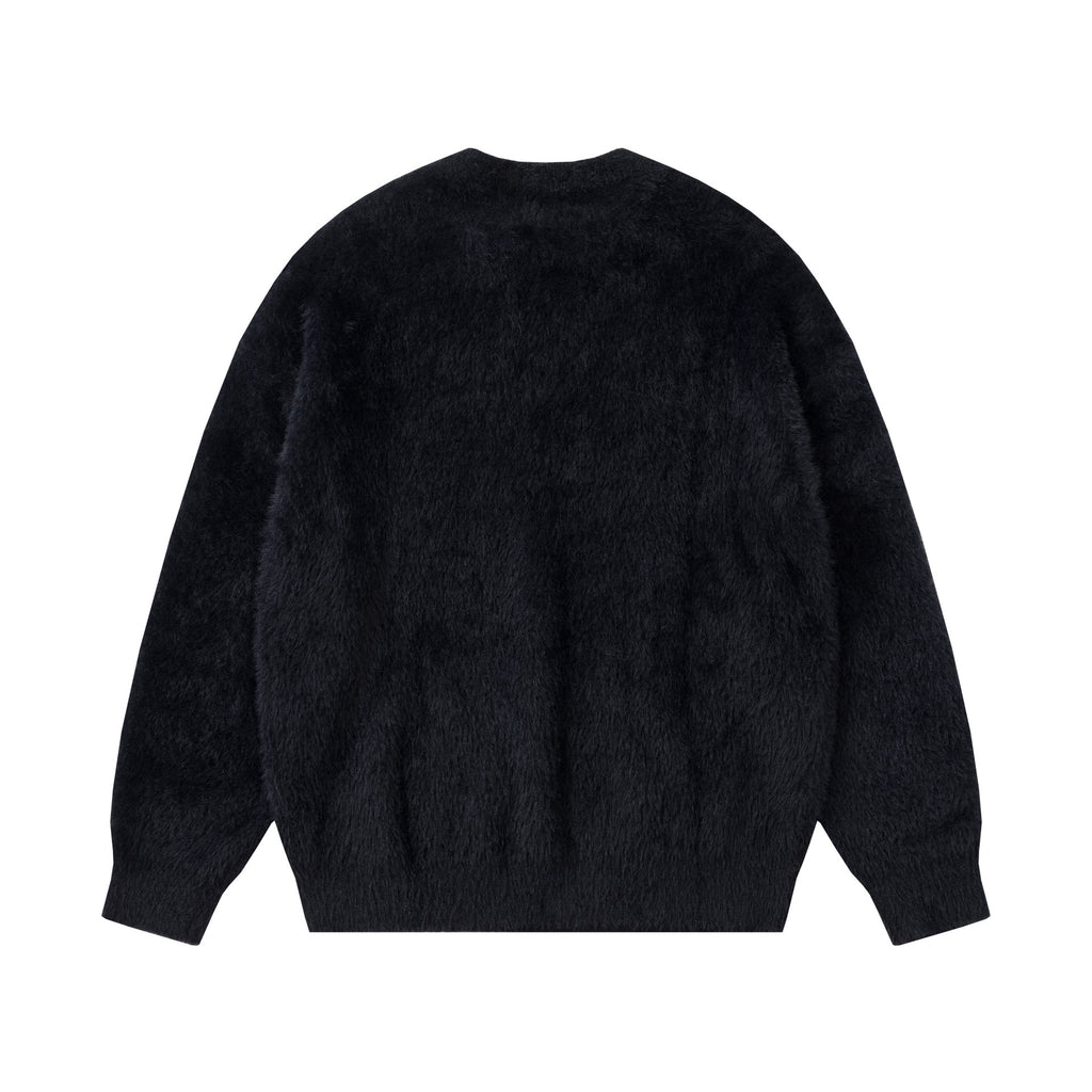 Men's And Women's Same Maychao Casual Jacquard Mink-like Pullover Sweater