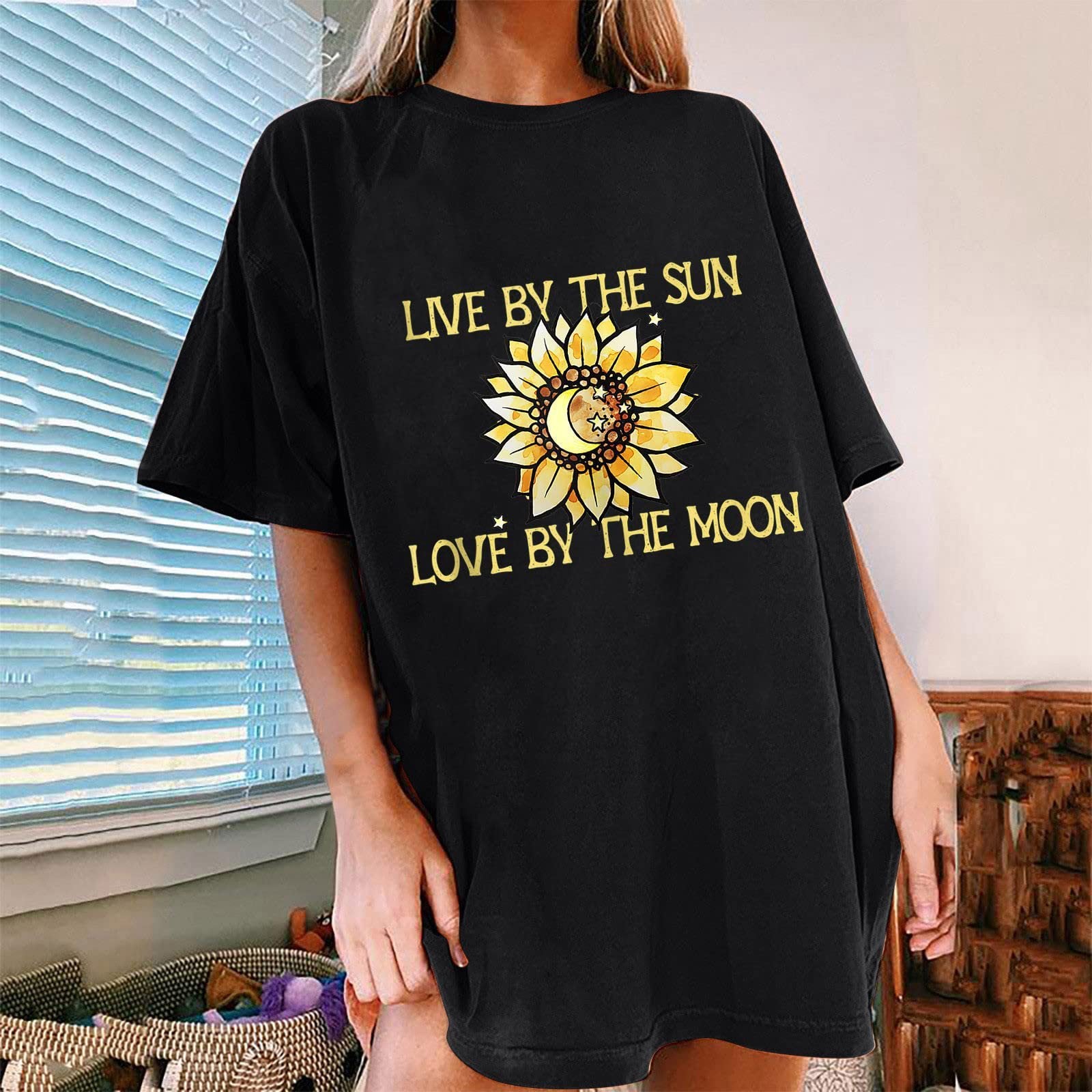 Women's Plus Size Mid-length Round Neck Short-sleeved T-shirt