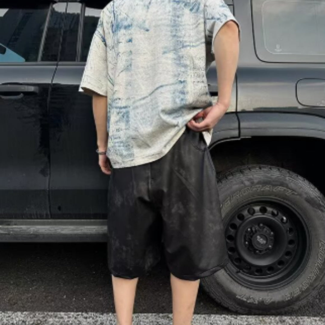 Summer Washing, Aging, Dirty Printing, Full Printing, Tie Dyeing, Painting, Dirty T-shirt