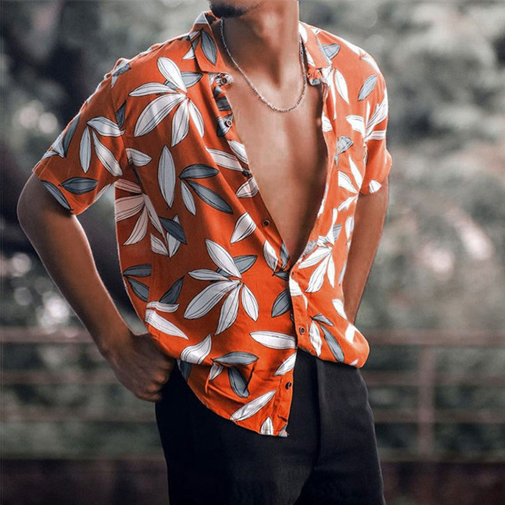 Men's Casual High Street Hawaiian Shirt