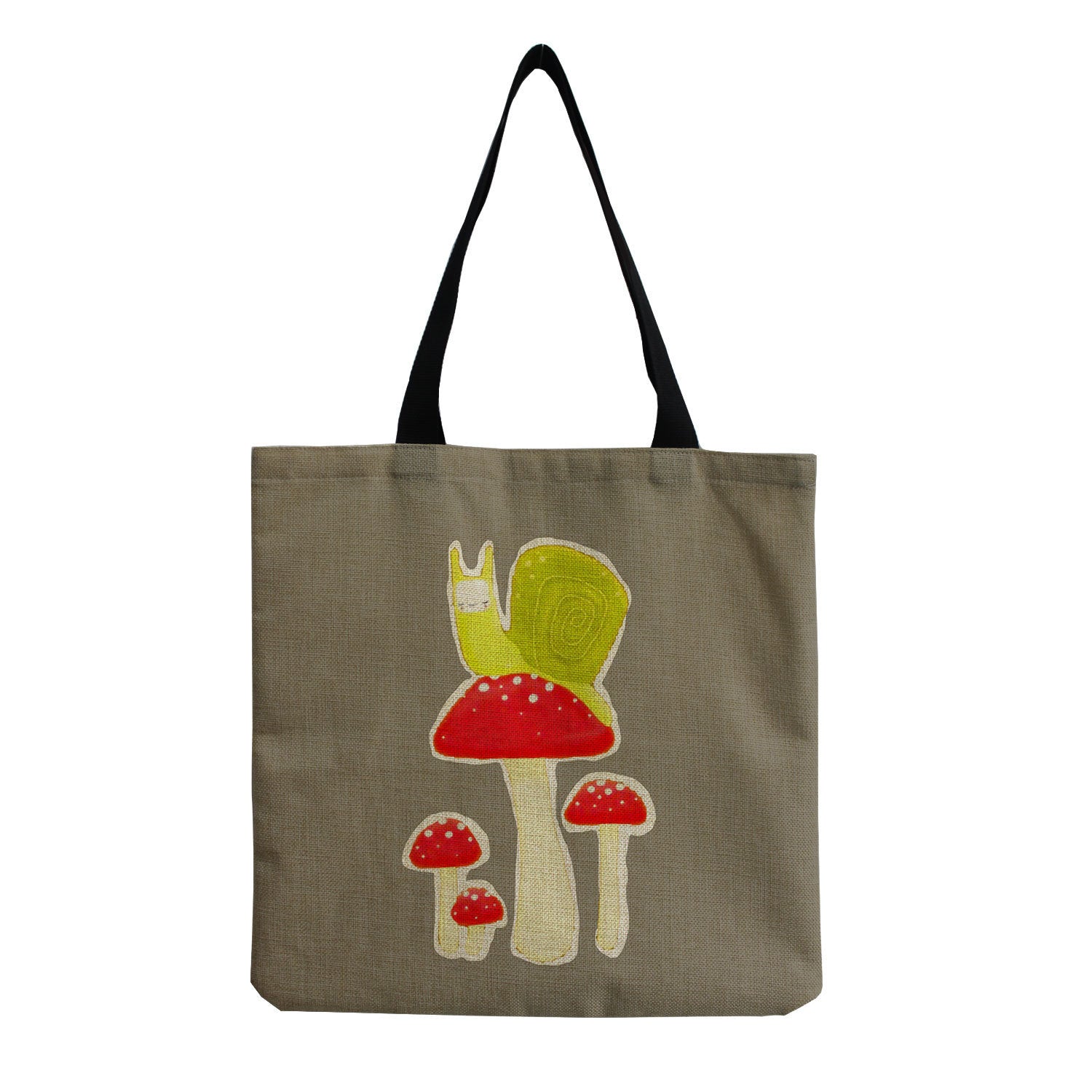 Cartoon Mushroom One-shoulder Portable Reusable Cute Mushroom