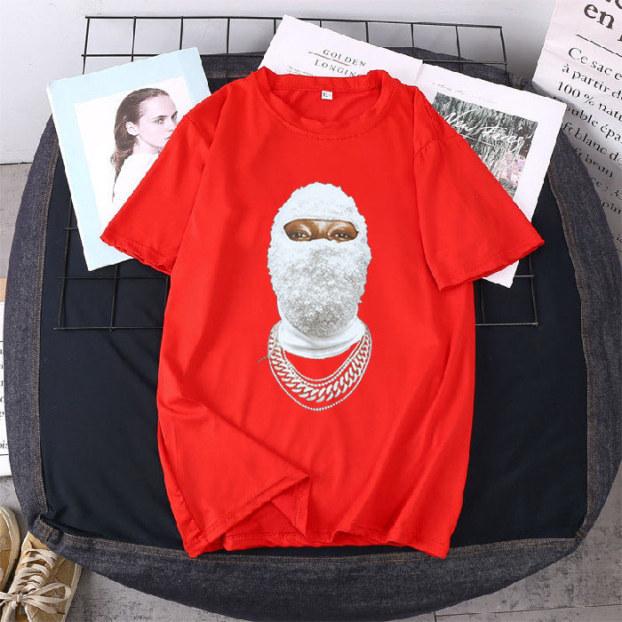 Black Short-sleeved T-shirt Women's Spring And Summer American Street Personality Loose Top Wear