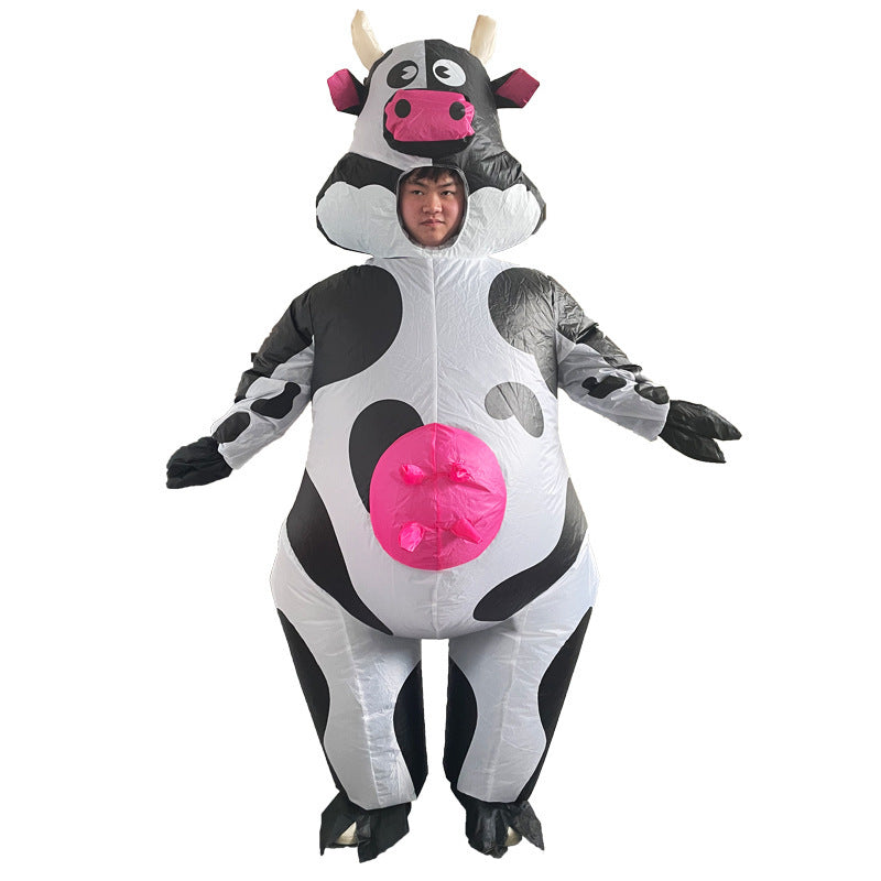 Cosplay Costume Festival Party Funny Costume Bobo Cow Inflatable Clothing