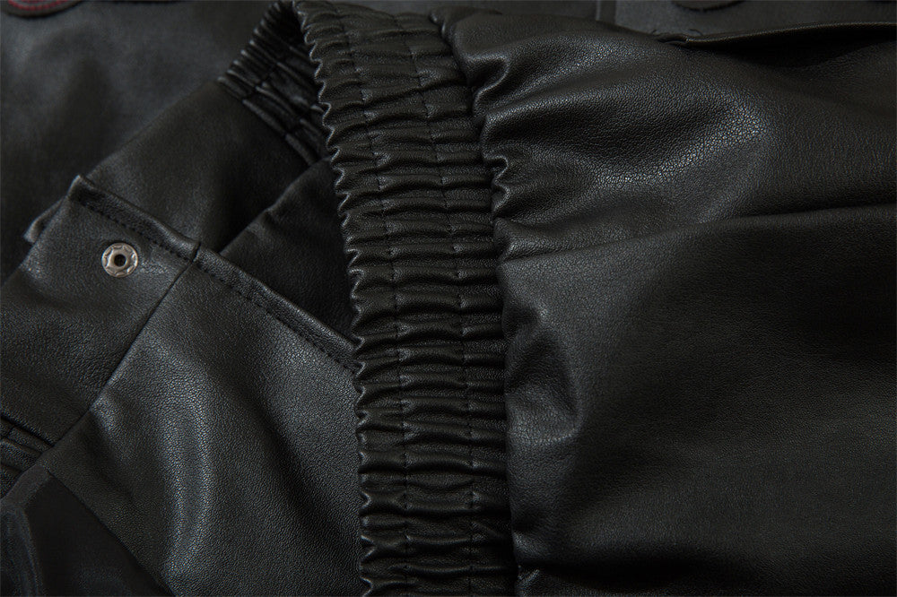 Men's Spring And Autumn Loose Trendy Punk Button Motorcycle Clothing Jacket