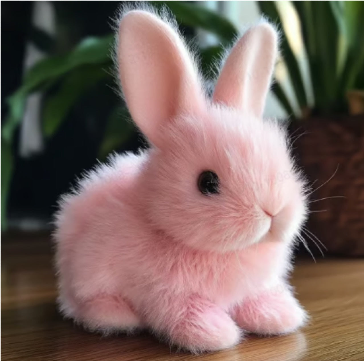 Creative Cartoon Plush Realistic Rabbit Toy