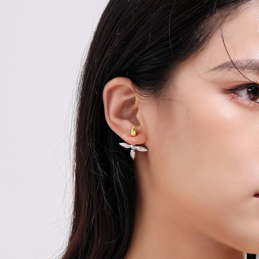 Clover Earrings Women's Cross Stud Earrings