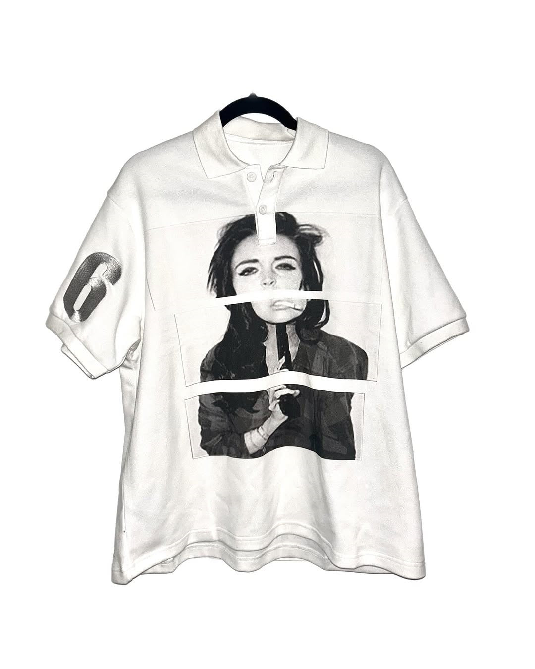Short-sleeved Polo Shirt T-shirt Printed Pattern Top