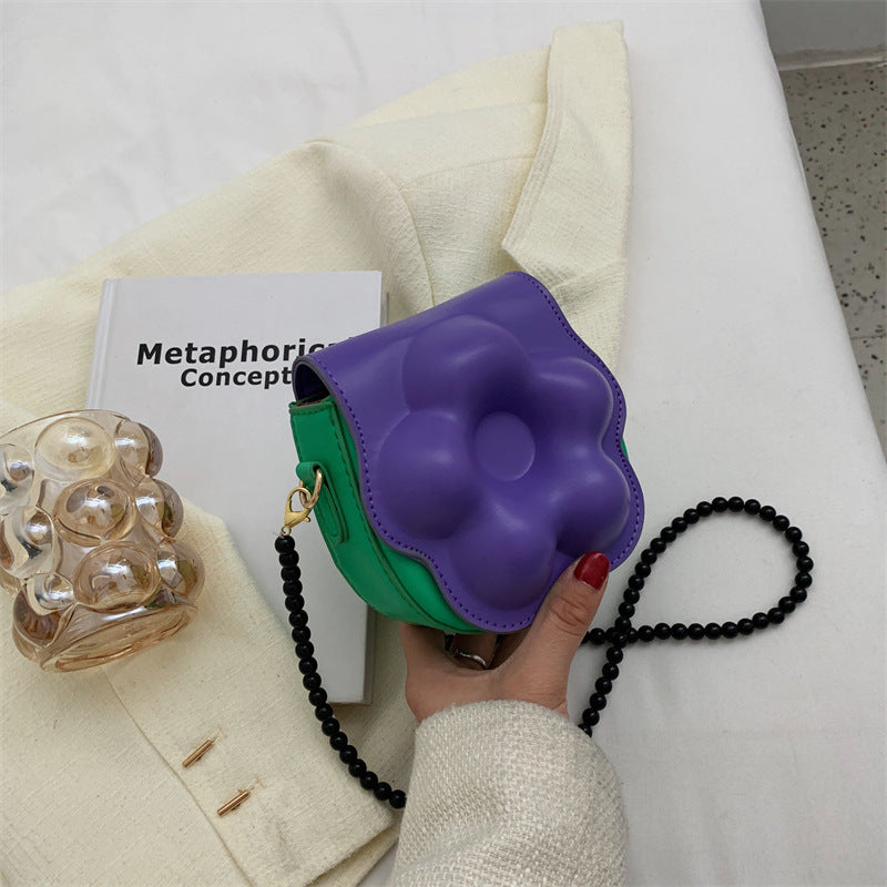 Mini Niche Design Flower Saddle Bag Fashion