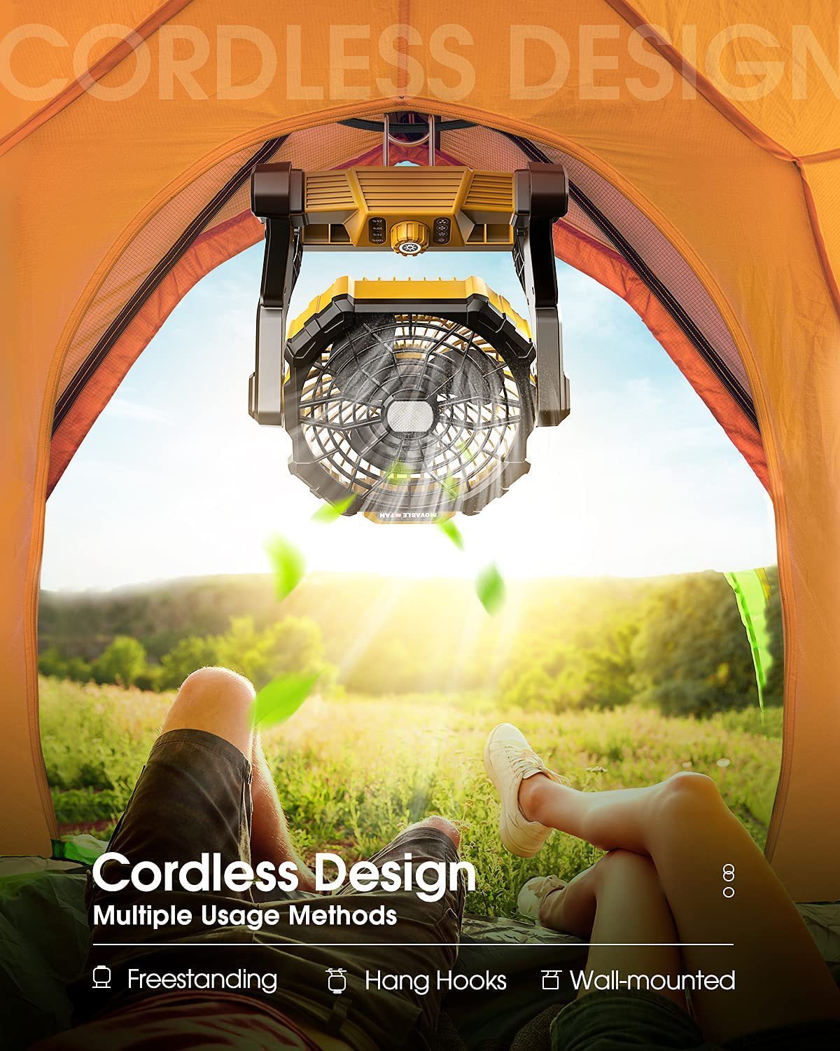 Convenient USB Rechargeable Small Fan Tent