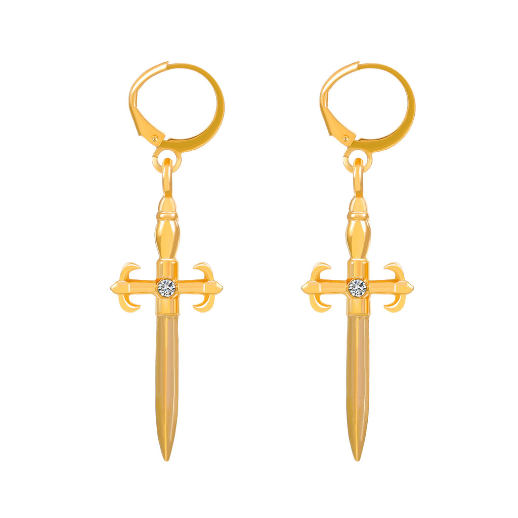 Simple Retro Punk Street Earrings