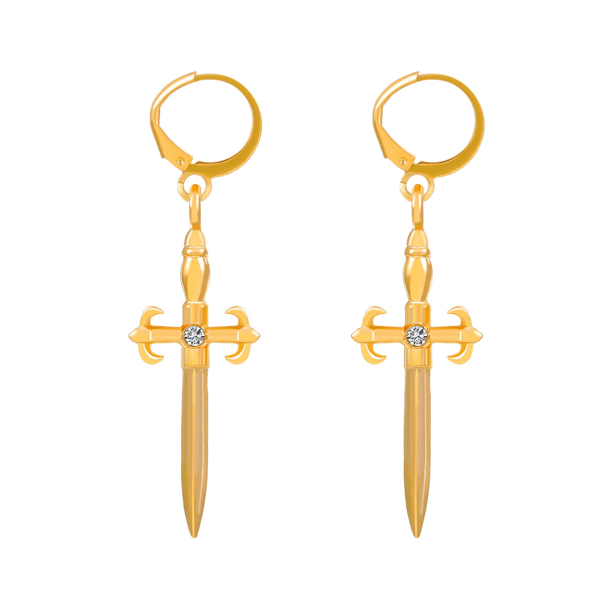 Simple Retro Punk Street Earrings