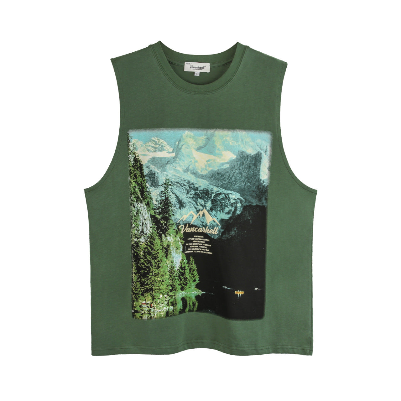Men's Hip-hop Landscape Printed T-shirt