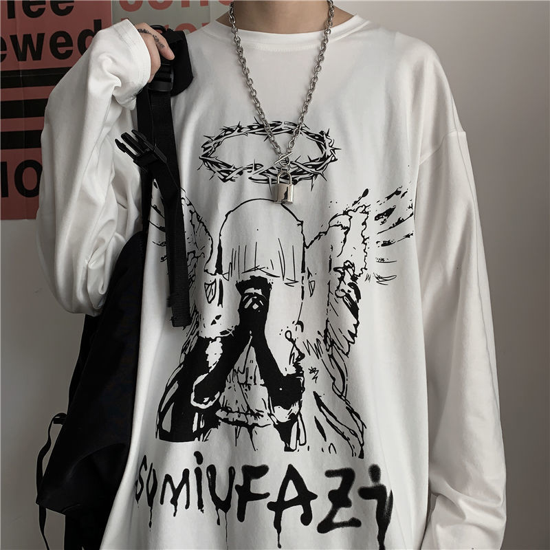 Dark Retro Hip-hop Bottoming Shirt