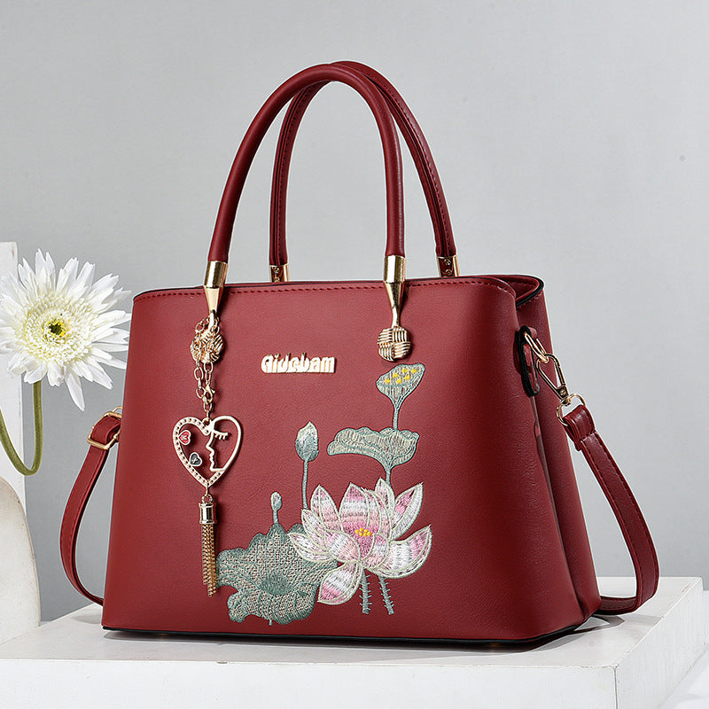 Women's Fashionable All-match Large Capacity Portable Shoulder Messenger Bag