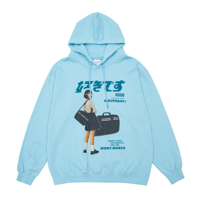 Hip-hop Street Portrait Print Top