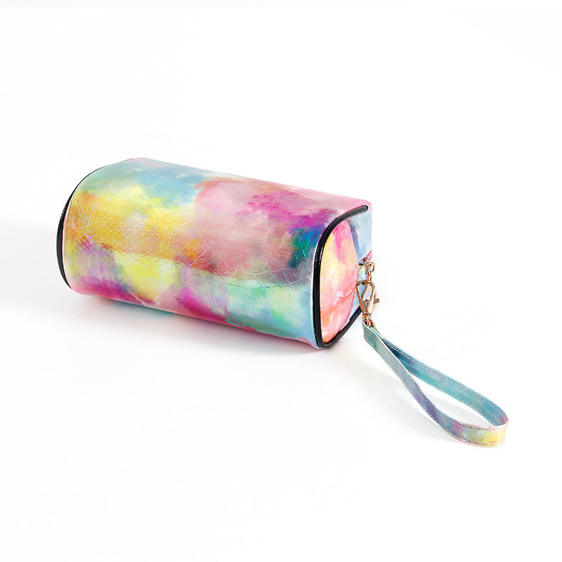 Ins New PU Cosmetic Bag Tie-dye Waterproof