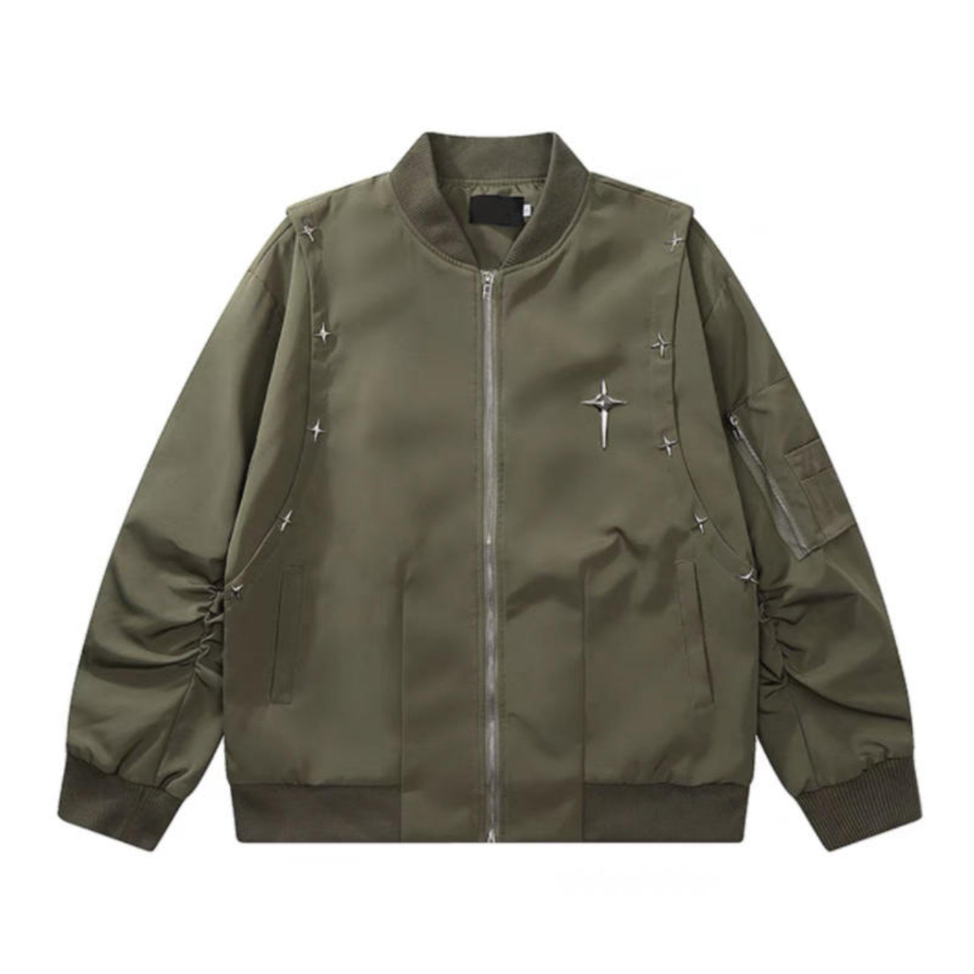 American Retro Street Metal Pilot Jacket