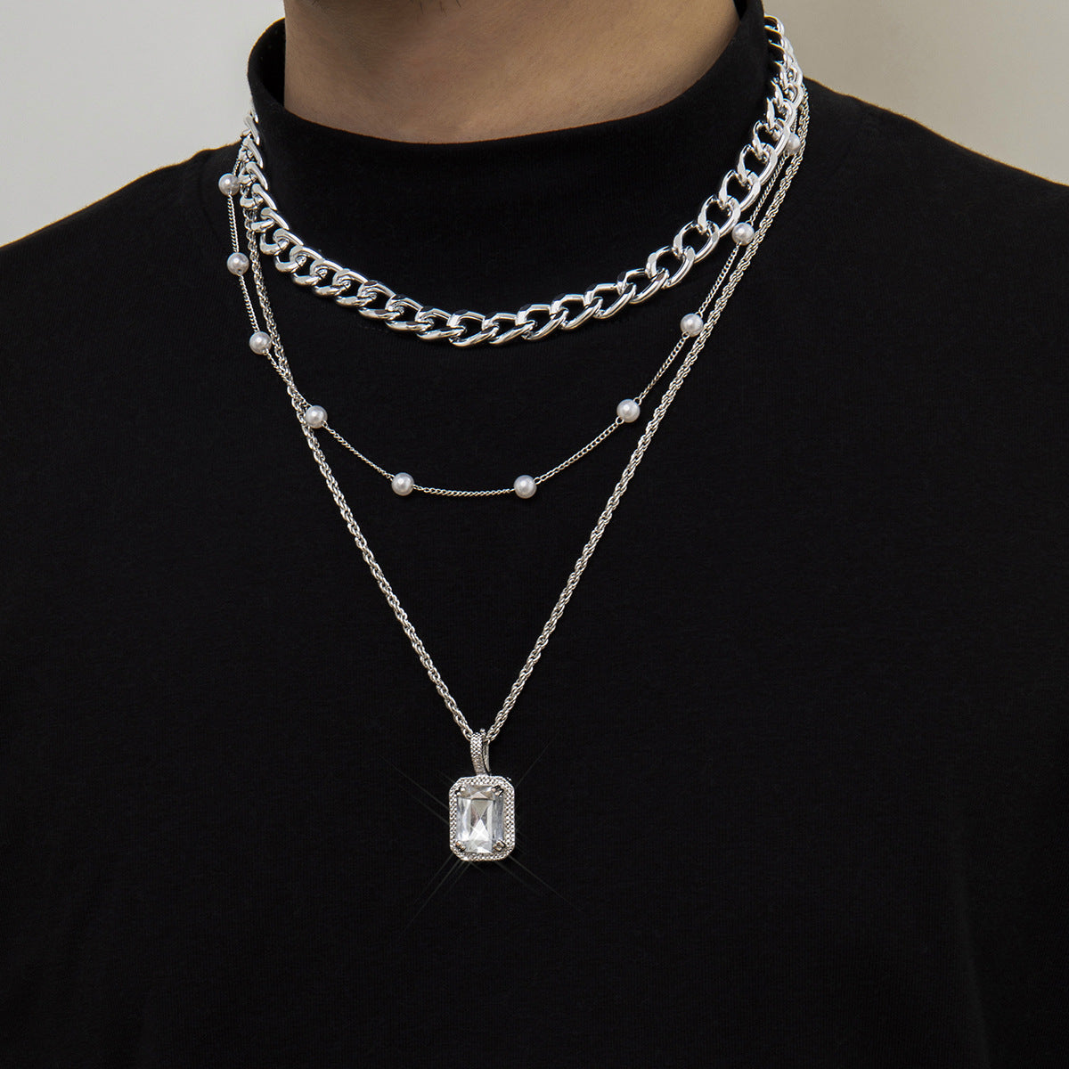Temperament Necklace Geometric High Street Style Hip Hop