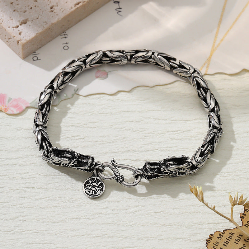 Retro Hip Hop Dragon Bracelet