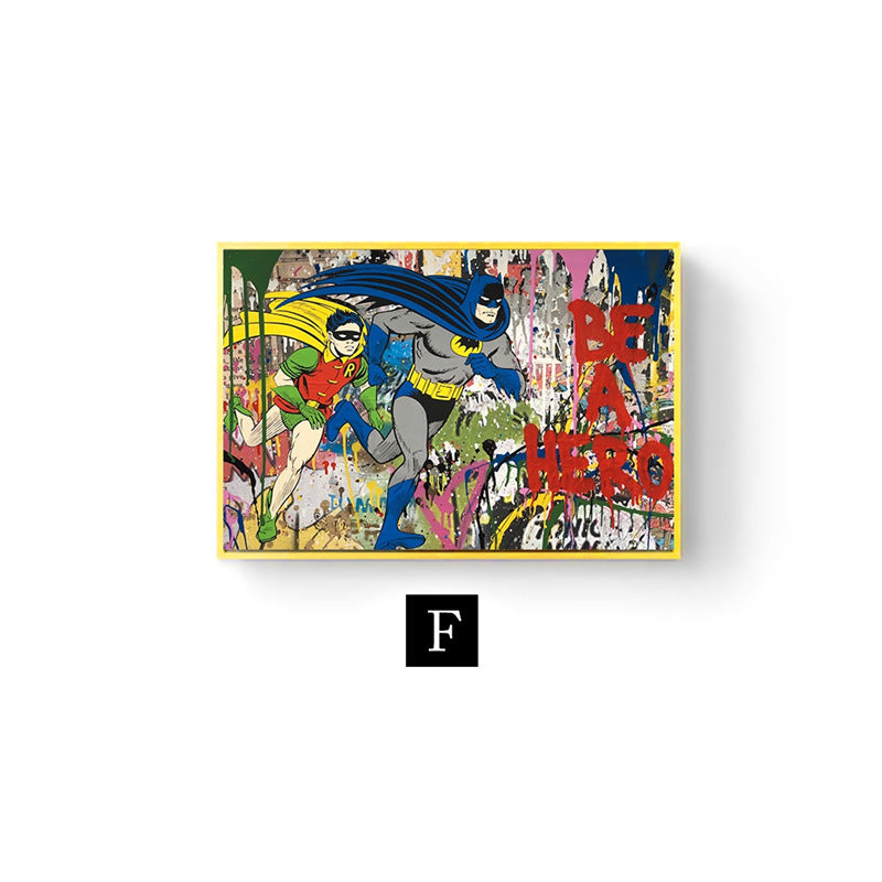 Street Graffiti Art Picture Abstract Cloth Painting