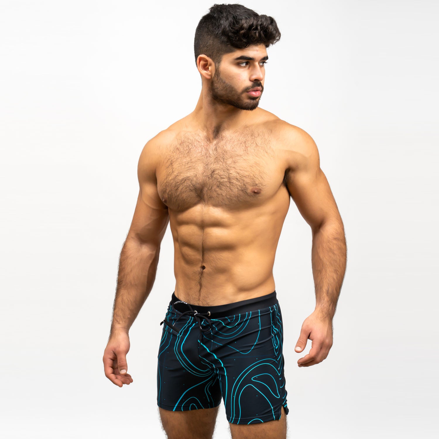 Plus Size Loose Beach Boxer Men's Swimming Trunks