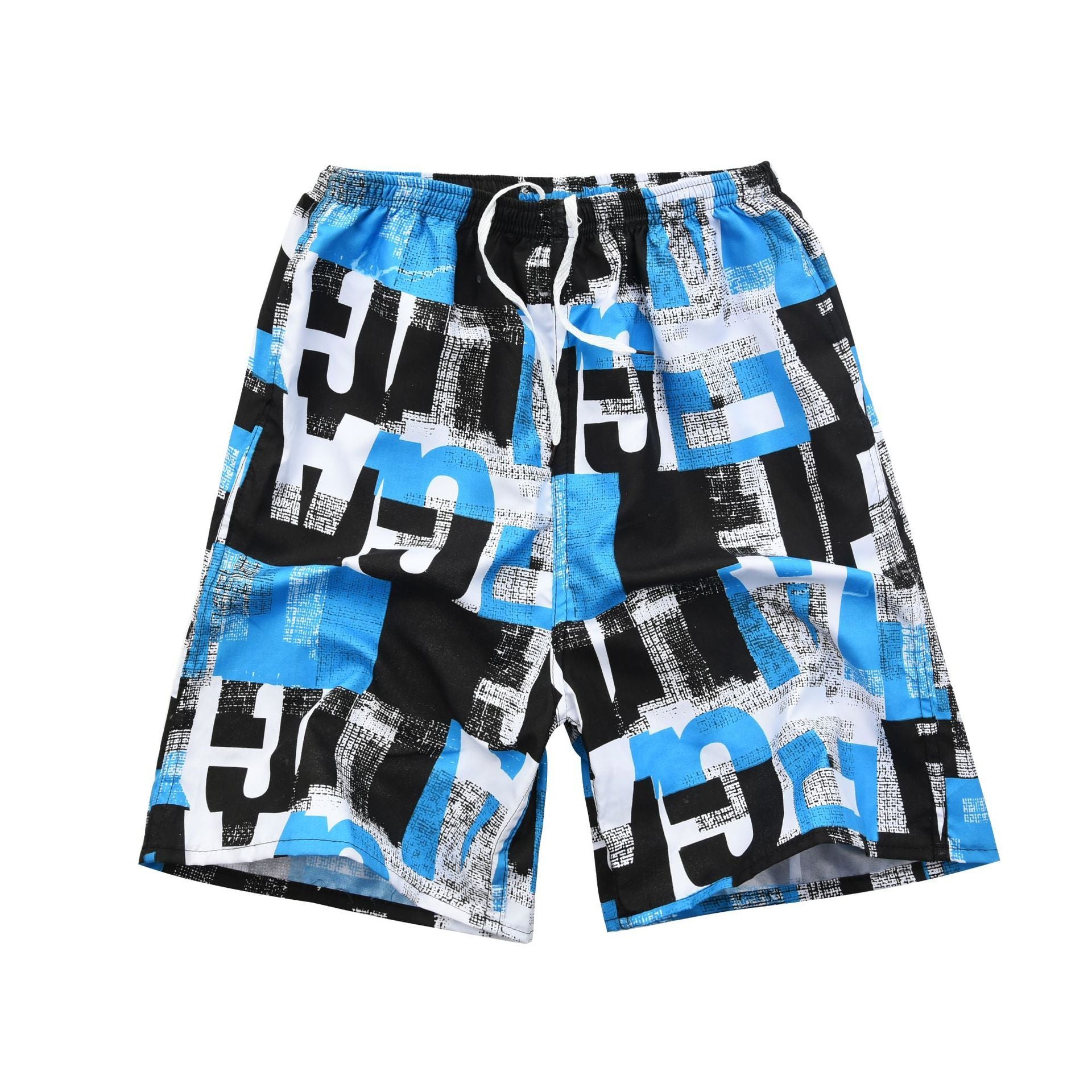 Fashion Men's Casual Printed Five-point Swimming Trunks