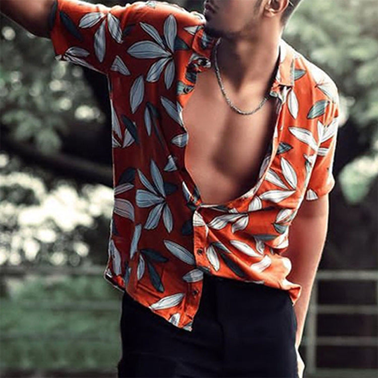 Men's Casual High Street Hawaiian Shirt