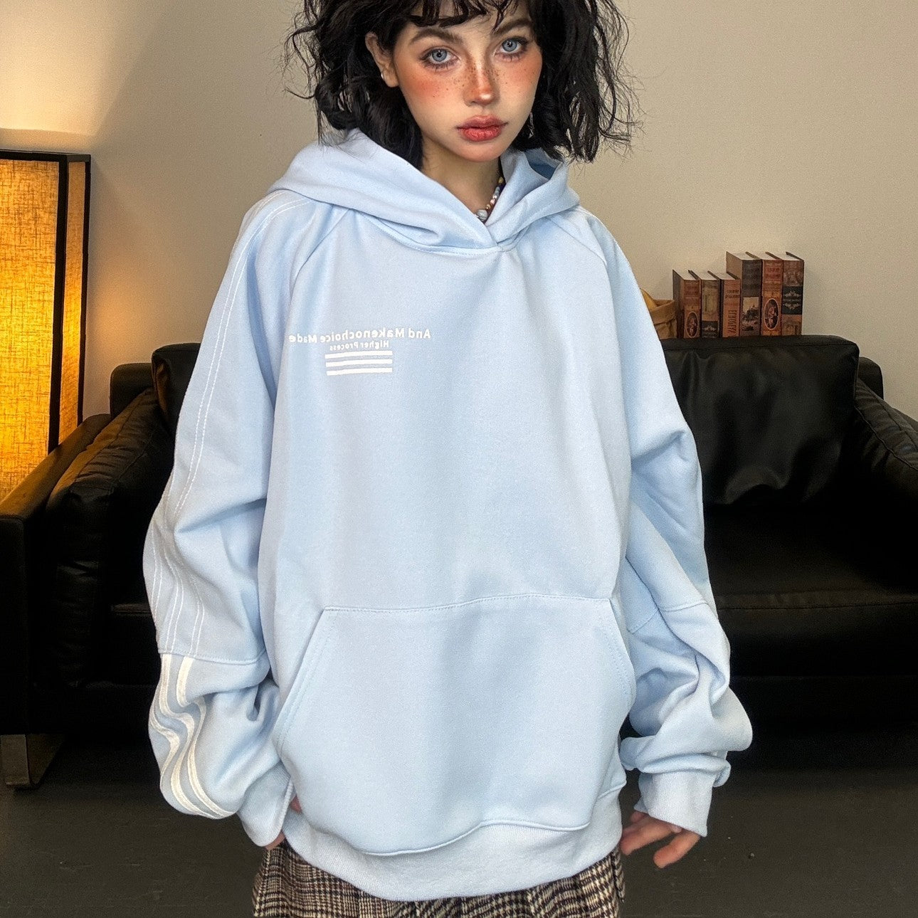 Street Letters Dopamine Striped Hoodie