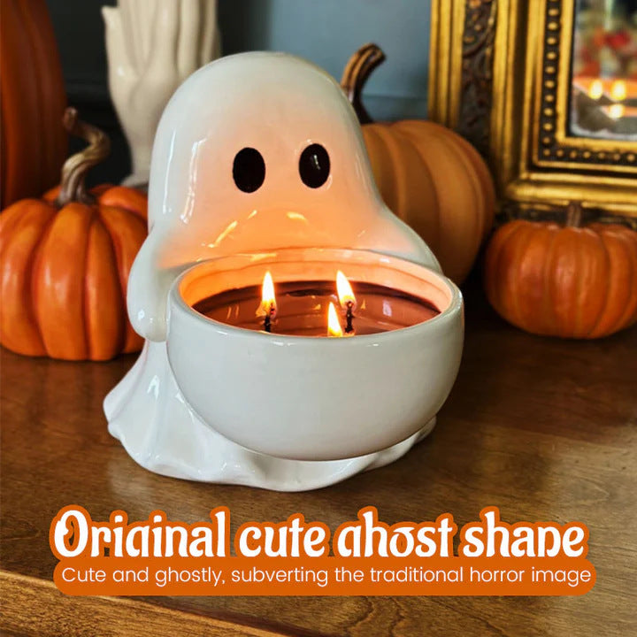 Halloween Ghost Aromatherapy Candlestick Desktop Decoration