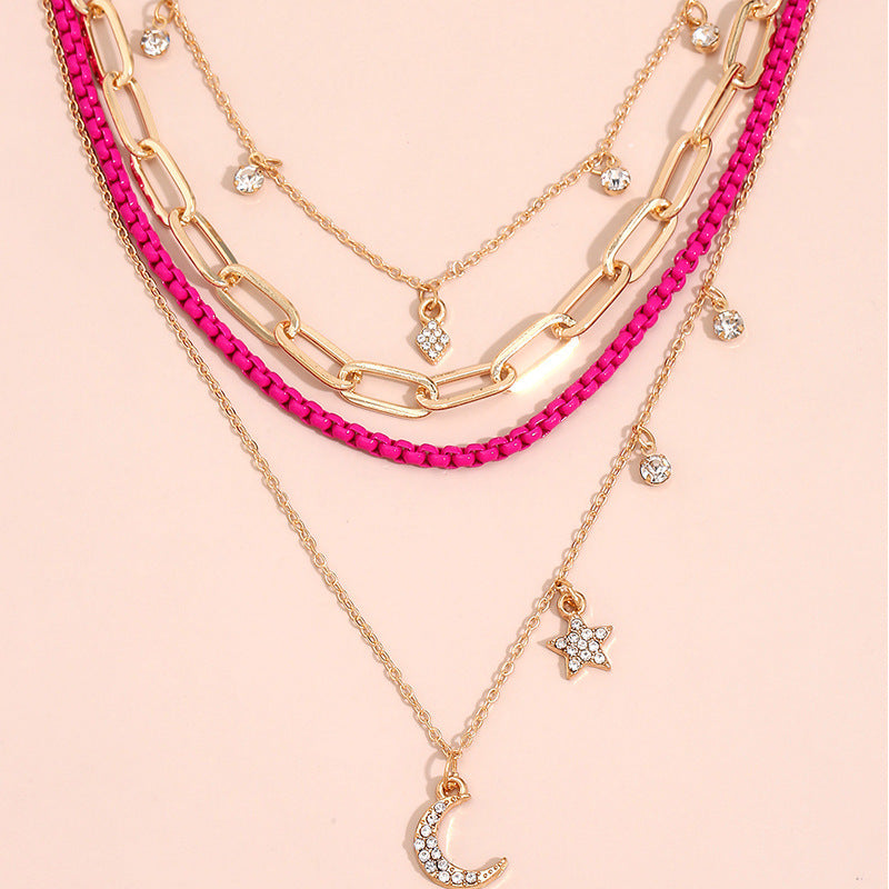 Popular Street Fashion Moon Pendant