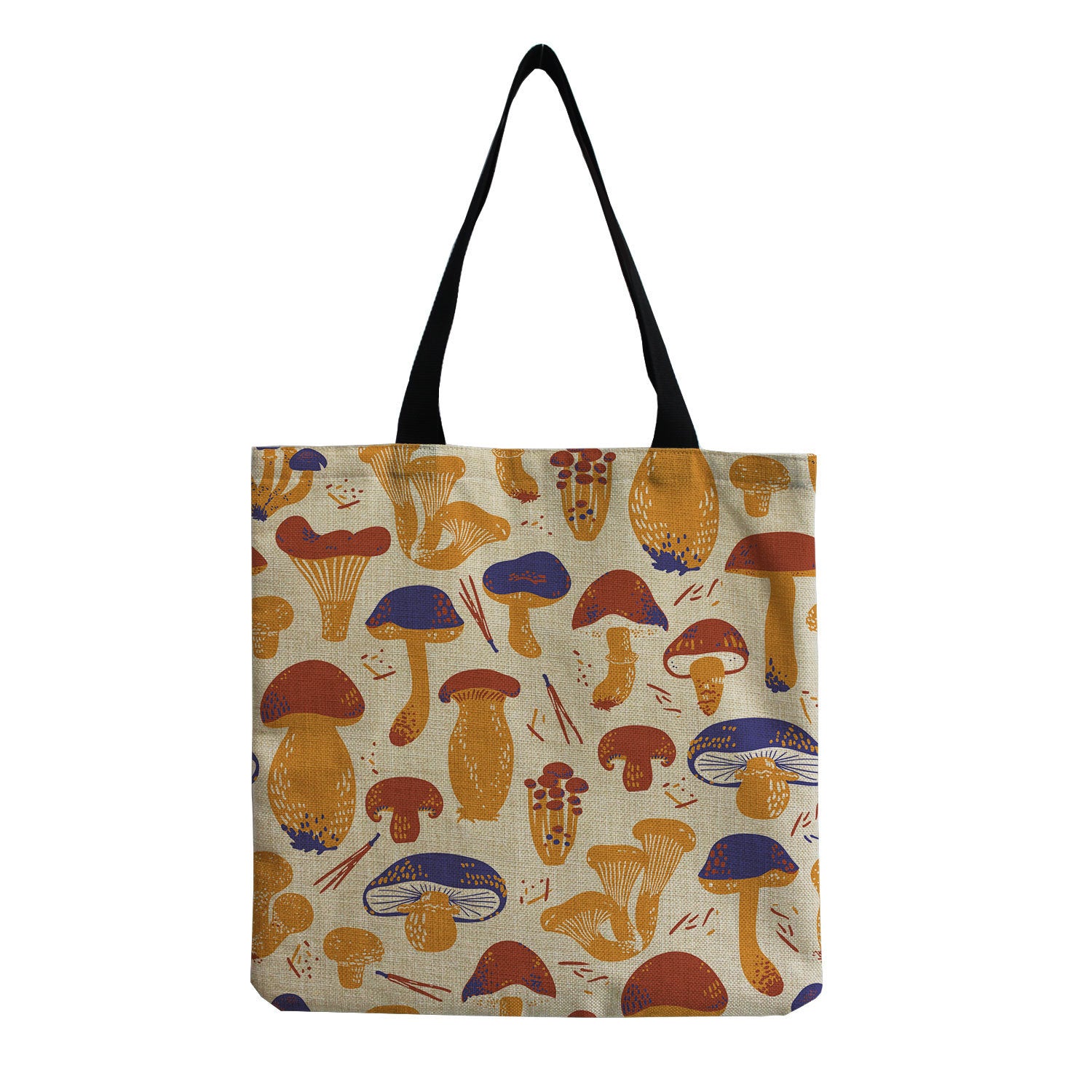 Cartoon Mushroom One-shoulder Portable Reusable Cute Mushroom