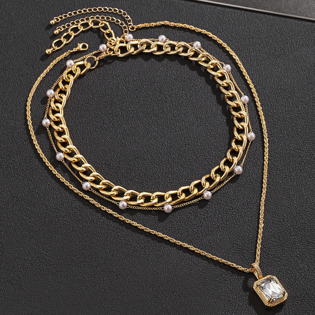 Temperament Necklace Geometric High Street Style Hip Hop