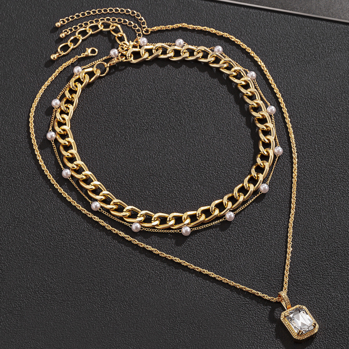 Temperament Necklace Geometric High Street Style Hip Hop