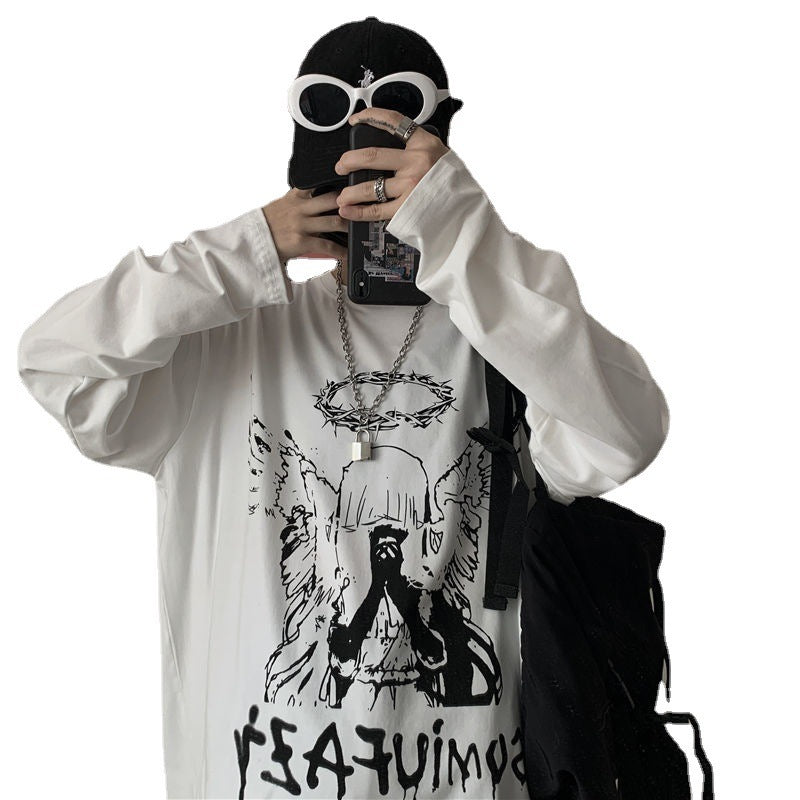 Dark Retro Hip-hop Bottoming Shirt