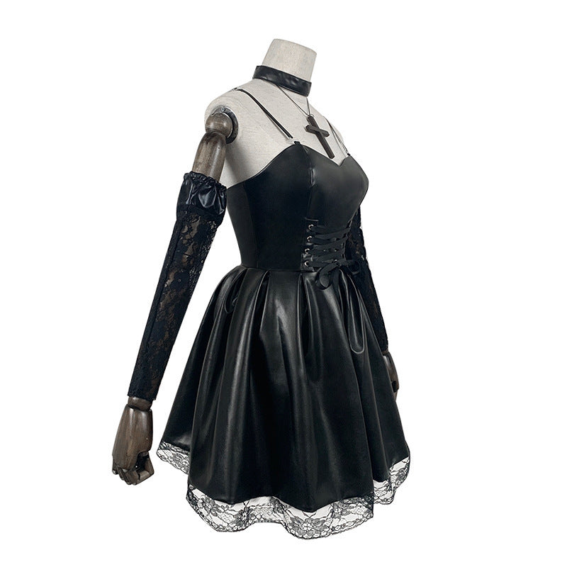 Black Dress Cosplay Performance Costume